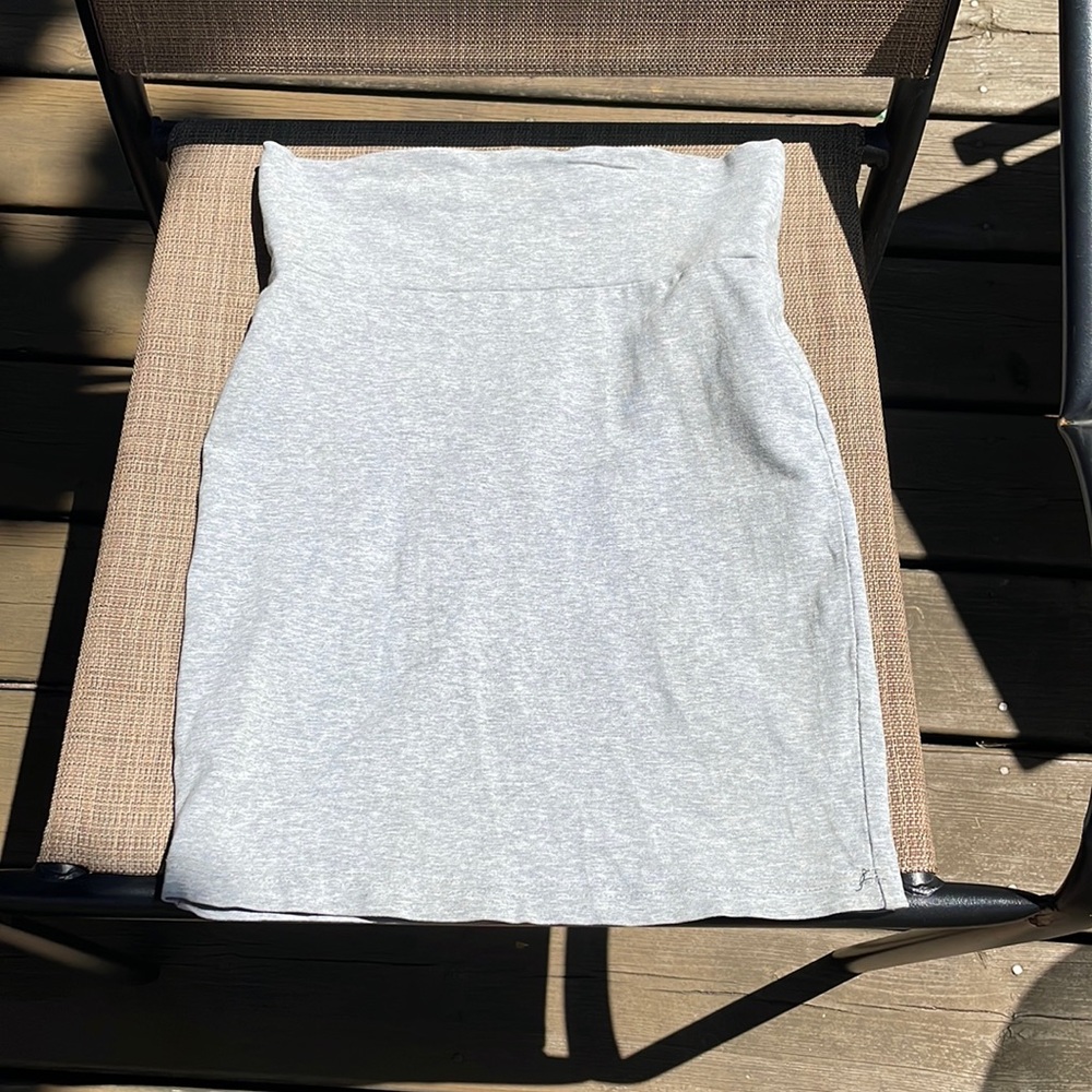Gray BodyCon Skirt